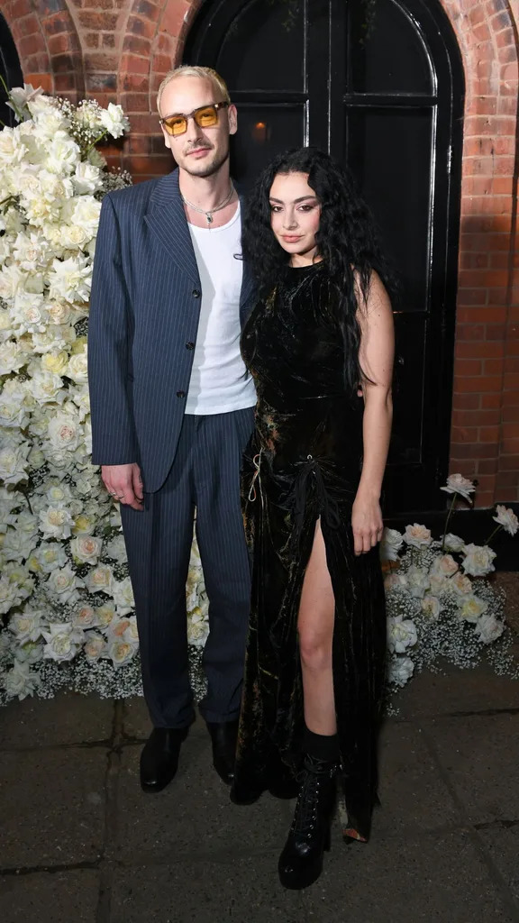 charli xcx and partner george daniel