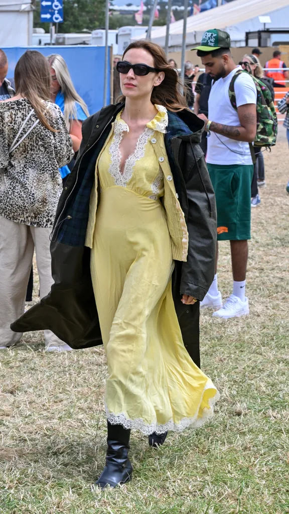 Alexa Chung at Glastonbury 2024