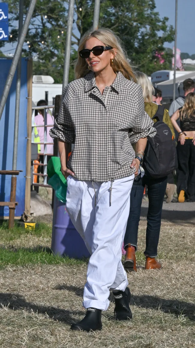 Sienna Miller at Glastonbury