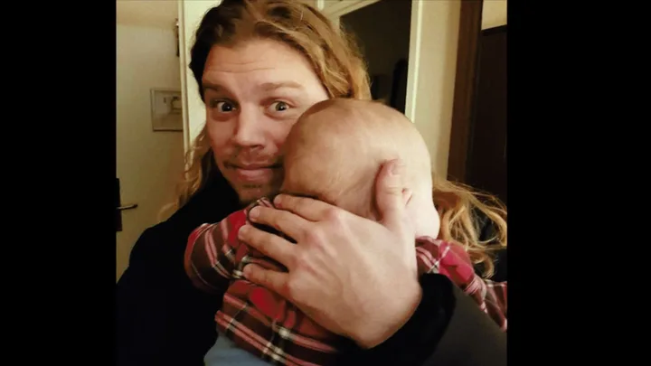 Jonathan Meijer has been accused of serially donating sperm. He has now threatened to sue Netflix. Pictured here holding a baby.