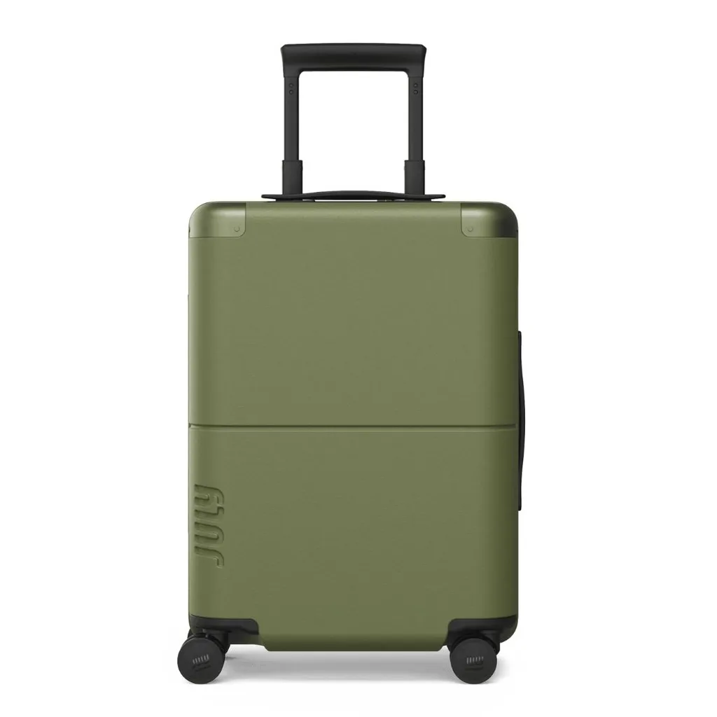 green suitcase by July