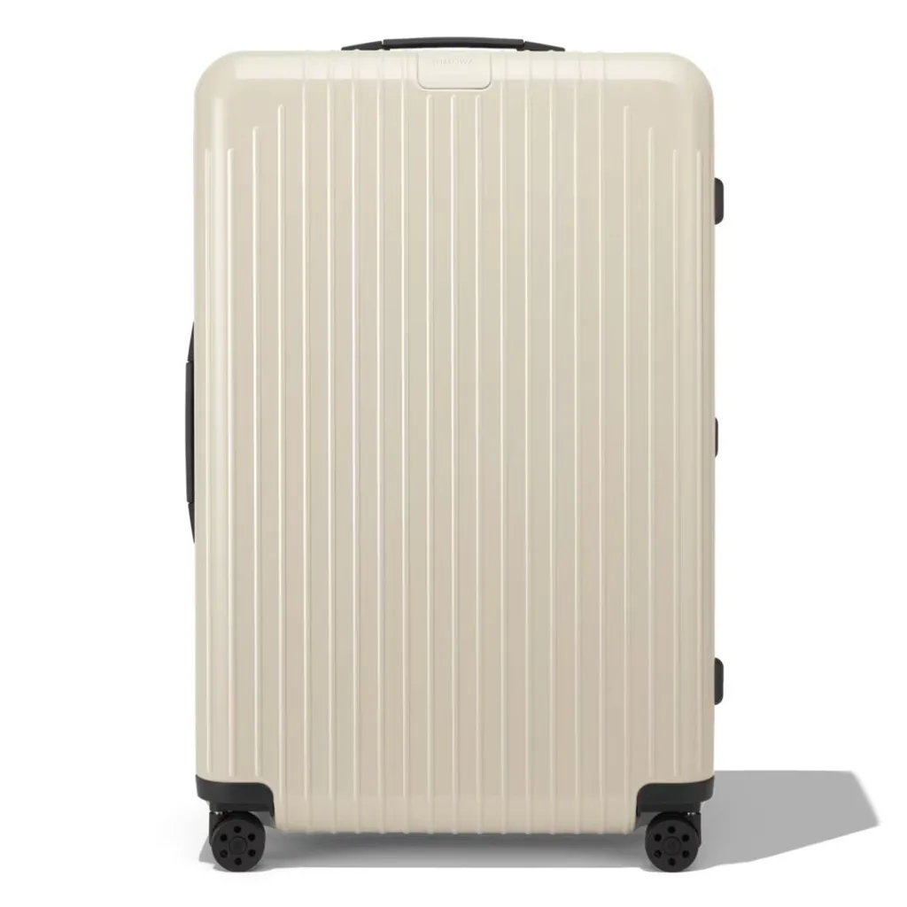 rimowa white suitcase