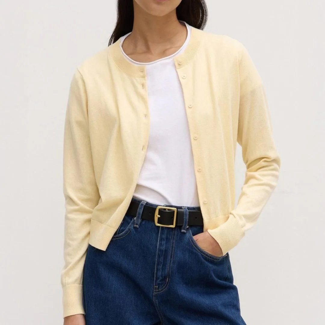 Semra Cotton Cashmere Cardigan 