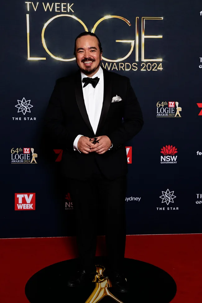 adam liaw logies red carpet 2024