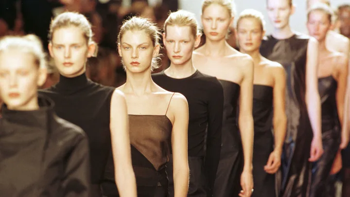 Calvin Klein Fall/Winter 1999 runway show new york