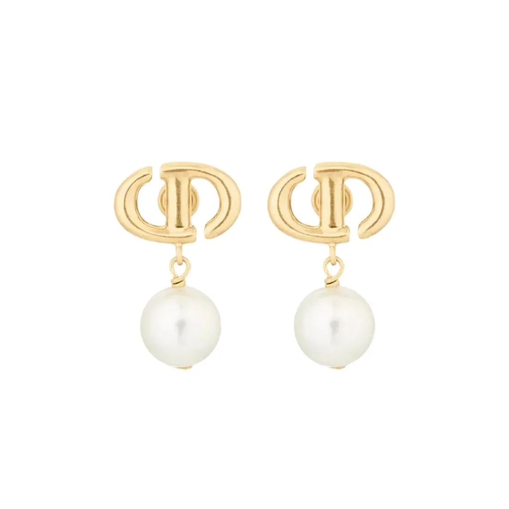 Dior bridal pearl earrings