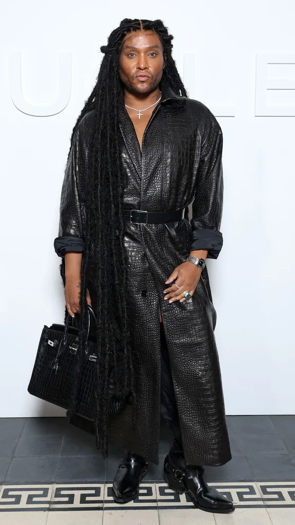 Law Roach attends the Mugler Womenswear Spring Summer 2025
