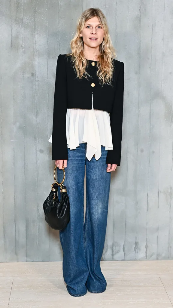 Clémence Poésy attends the Chloé Womenswear Spring-Summer 2025 show as part of Paris Fashion Week on September 26, 2024 in Paris, France.