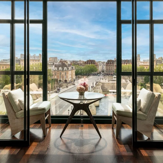 the cheval blanc hotel in paris, named one of the best hotels in the world