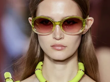 A model walks the runway during the Gucci Ready to Wear Spring/Summer 2025 fashion show as part of the Milan Fashion Week on September 20, 2024 in Milan, Italy.