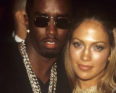 Jennifer Lopez and Sean "P. Diddy" Combs during 1999 MTV Music Awards Arrivals at Lincoln Center in New York City, New York, United States, 9th September 1999.