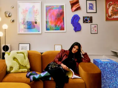 Rowi Singh takes Elle on a tour of her home