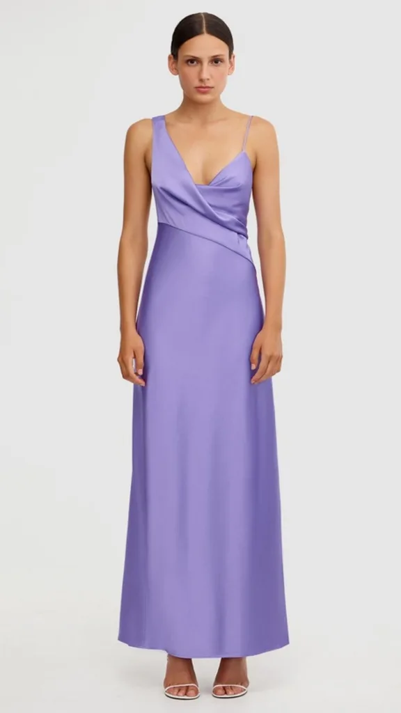 significant other purple formal dress at the iconic