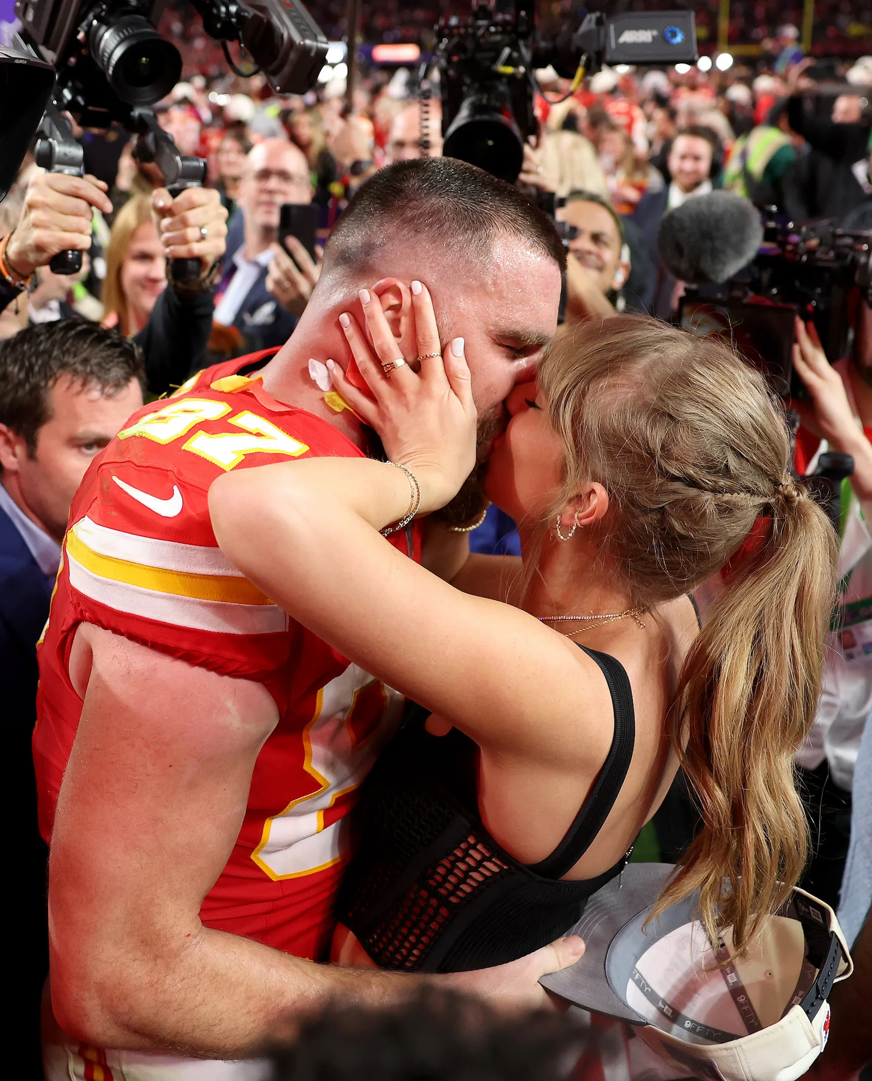 Taylor Swift and Travis Kelce