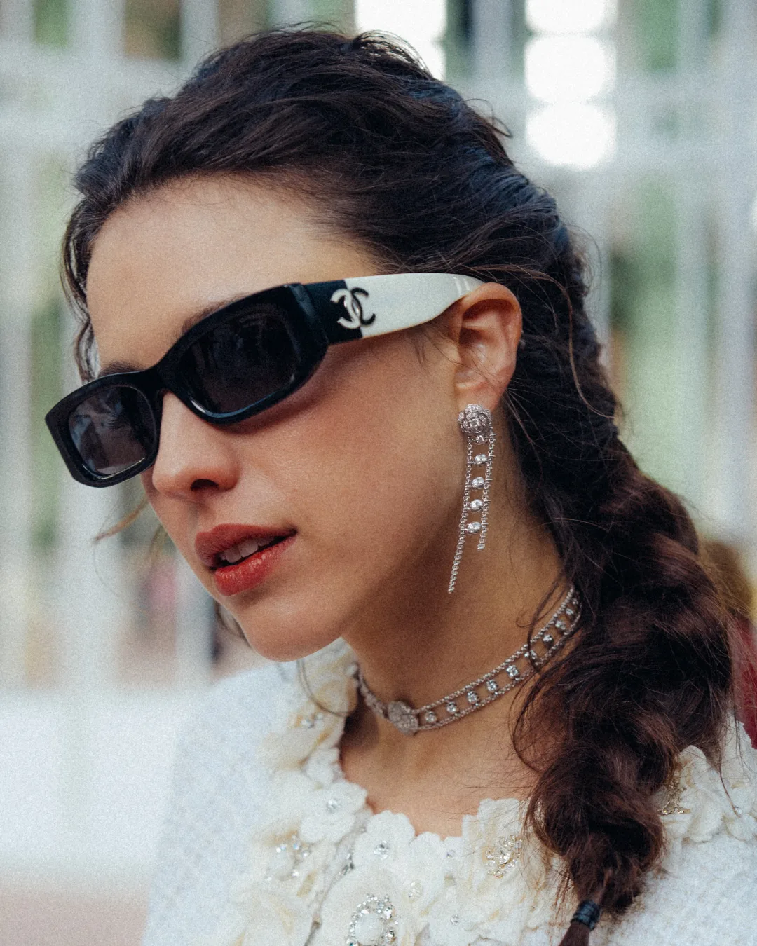 Margaret Qualley Chanel fashion week show