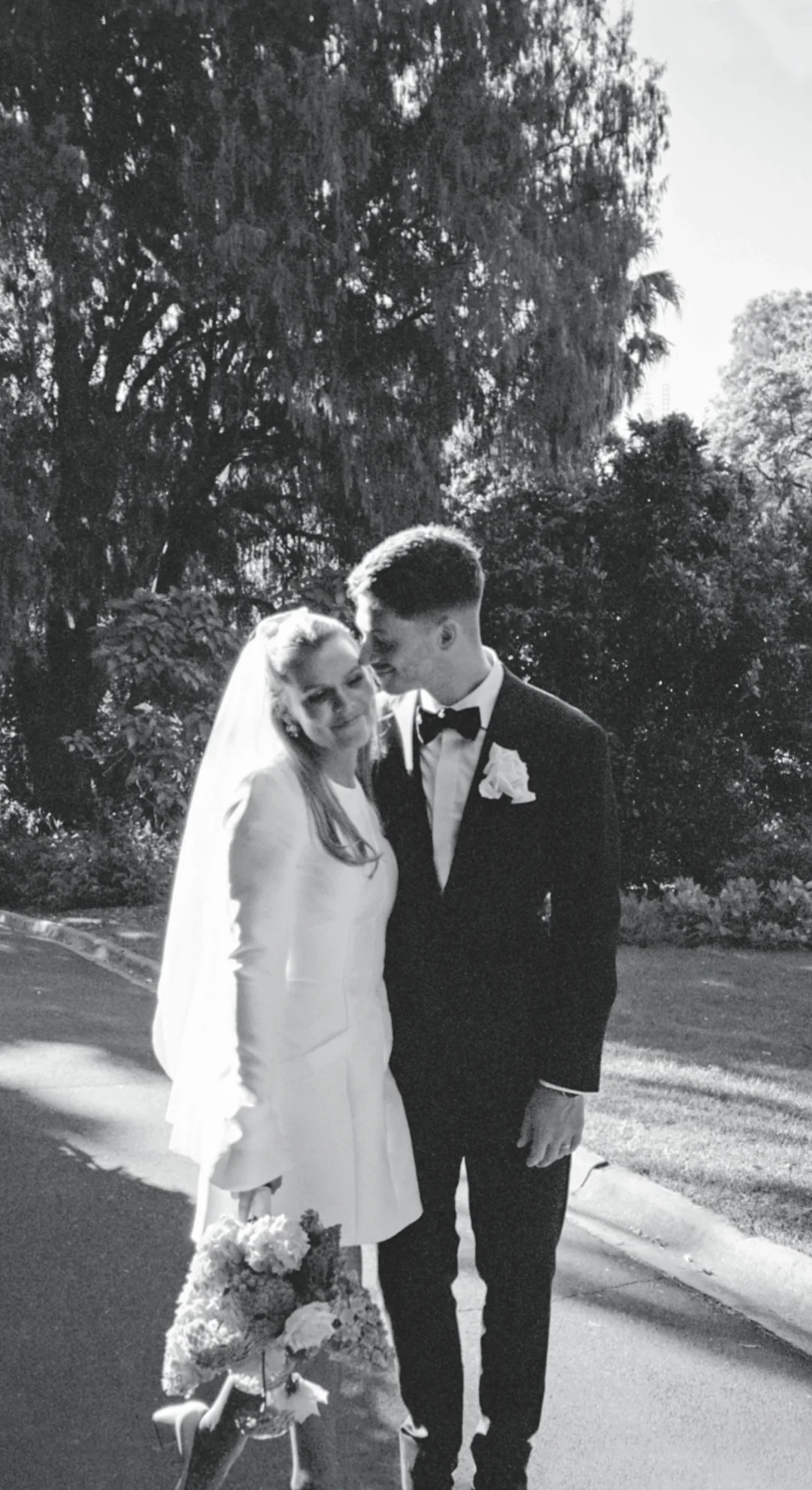 Real bride Zara McDonald and husband Oliver Keogh share their wedding with ELLE Australia.