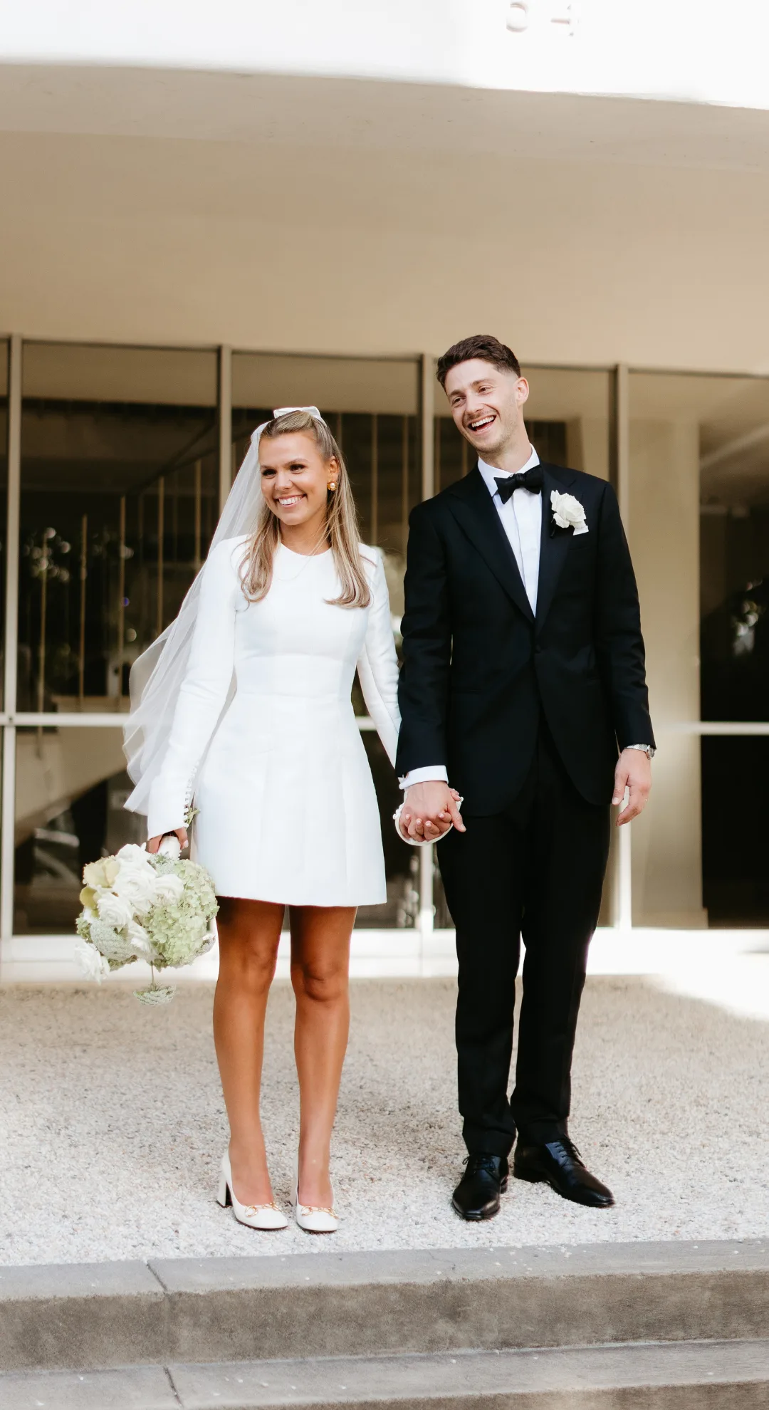 Real bride Zara McDonald and husband Oliver Keogh share their wedding with ELLE Australia.