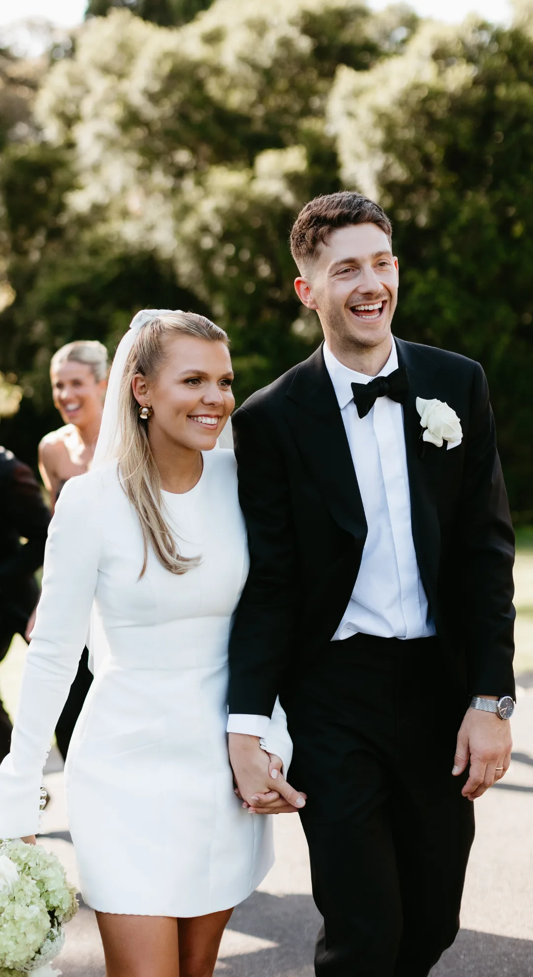 Real bride Zara McDonald and husband Oliver Keogh share their wedding with ELLE Australia.