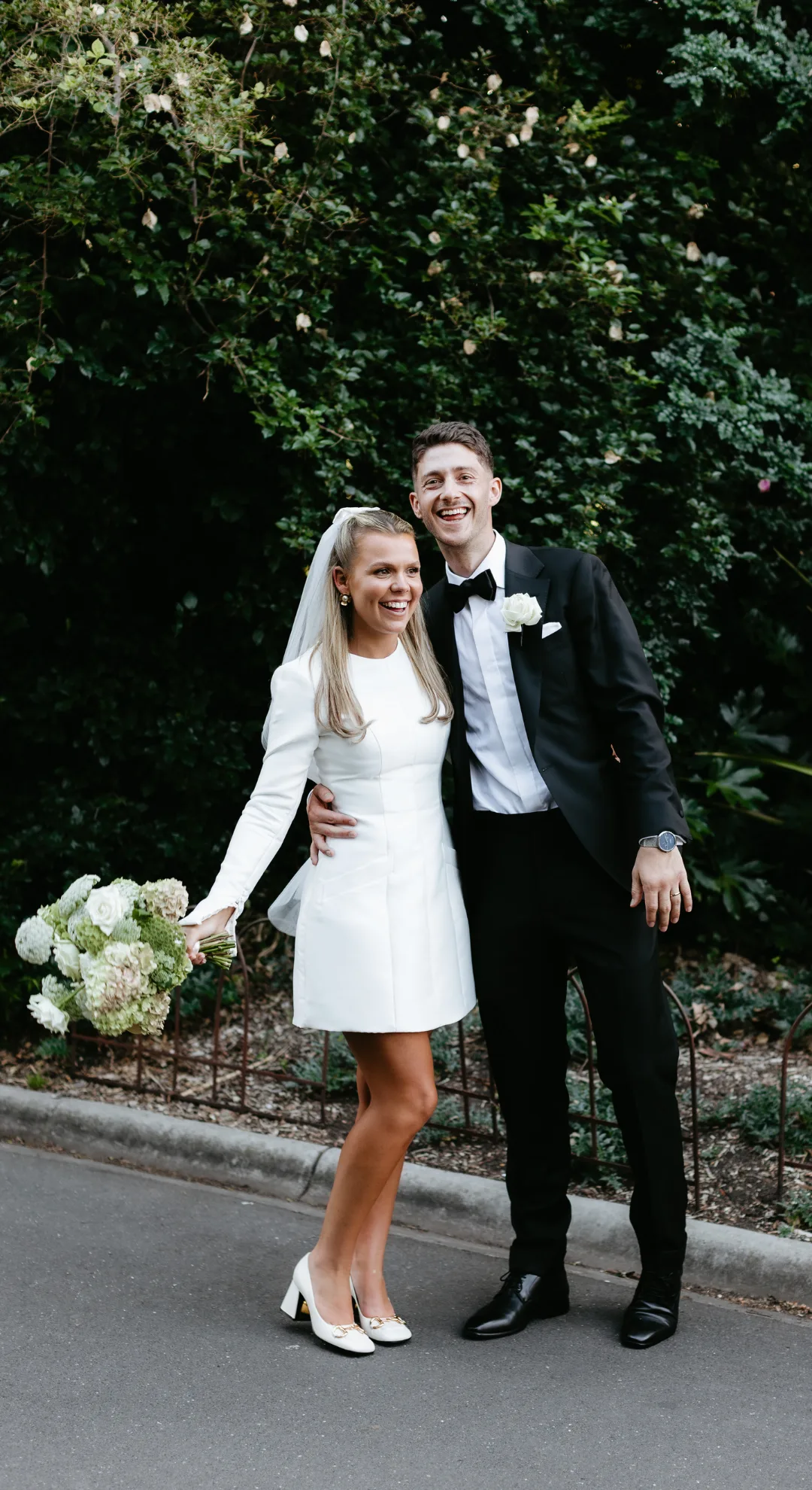 Real bride Zara McDonald and husband Oliver Keogh share their wedding with ELLE Australia.