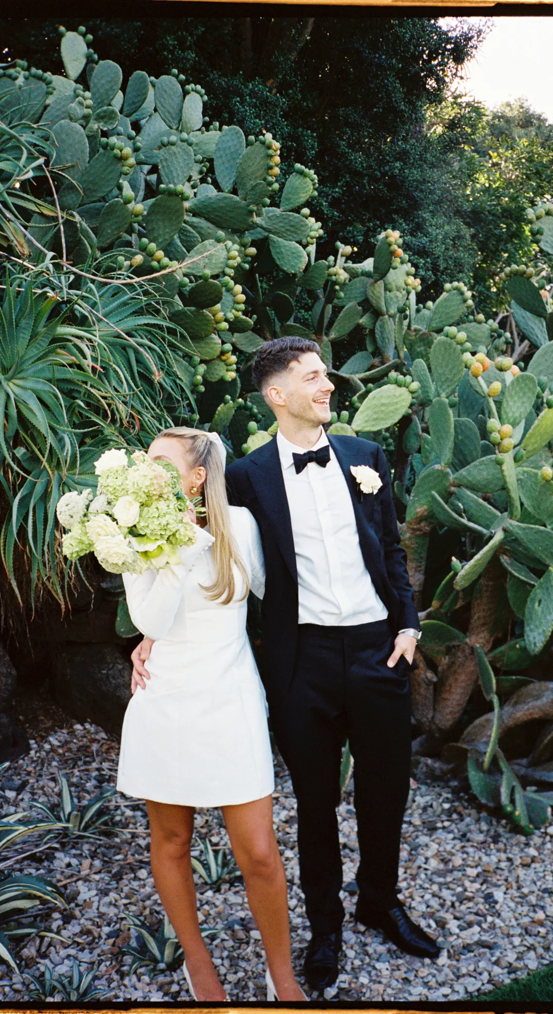 Real bride Zara McDonald and husband Oliver Keogh share their wedding with ELLE Australia.