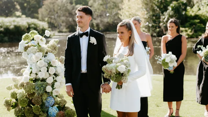 From Super-Glued Earrings To A Smartie Cake, Zara McDonald’s Wedding Was Anything But Ordinary