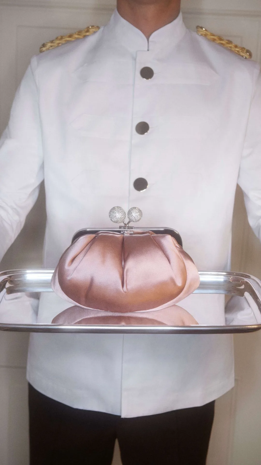 Max Mara, Small Satin Paticcino Bag 