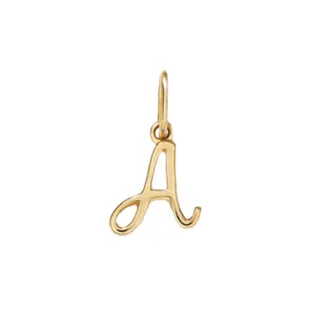 Cursive Letter Charm