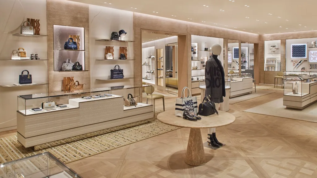 The new Dior boutique in Westfield Sydney