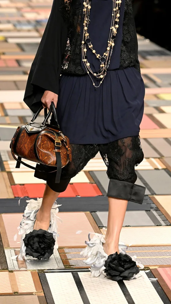 Model at Louis Vuitton