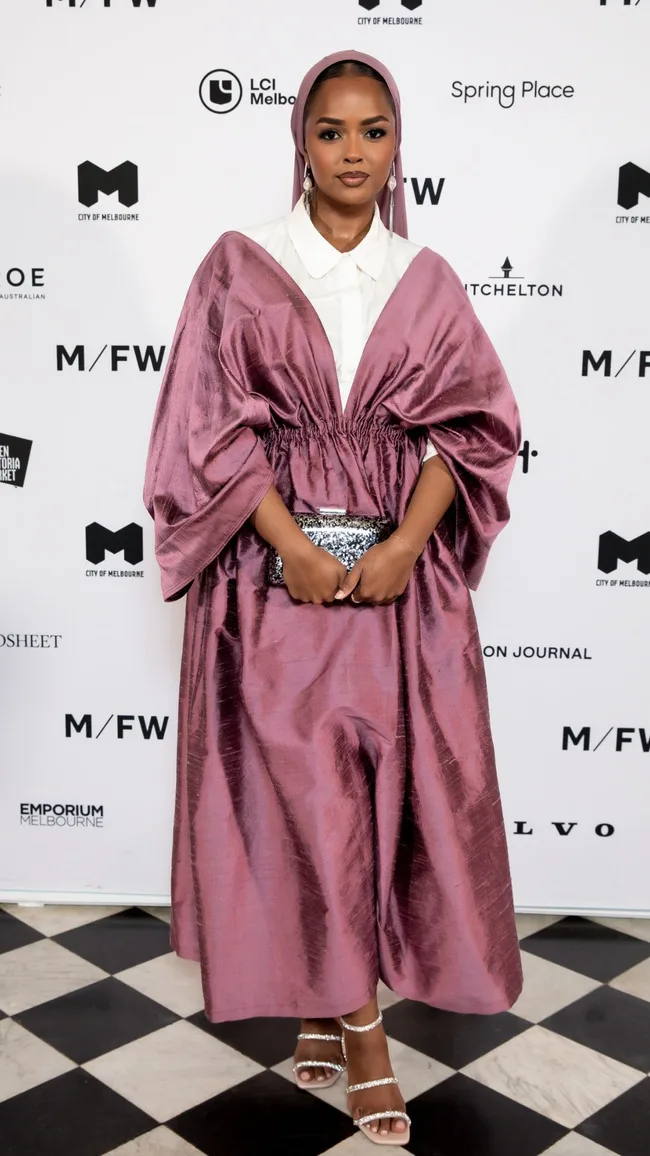 Mona Khalifa at Melbourne Fashion Week