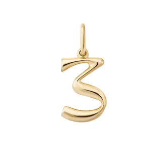 Oversized Number Charm