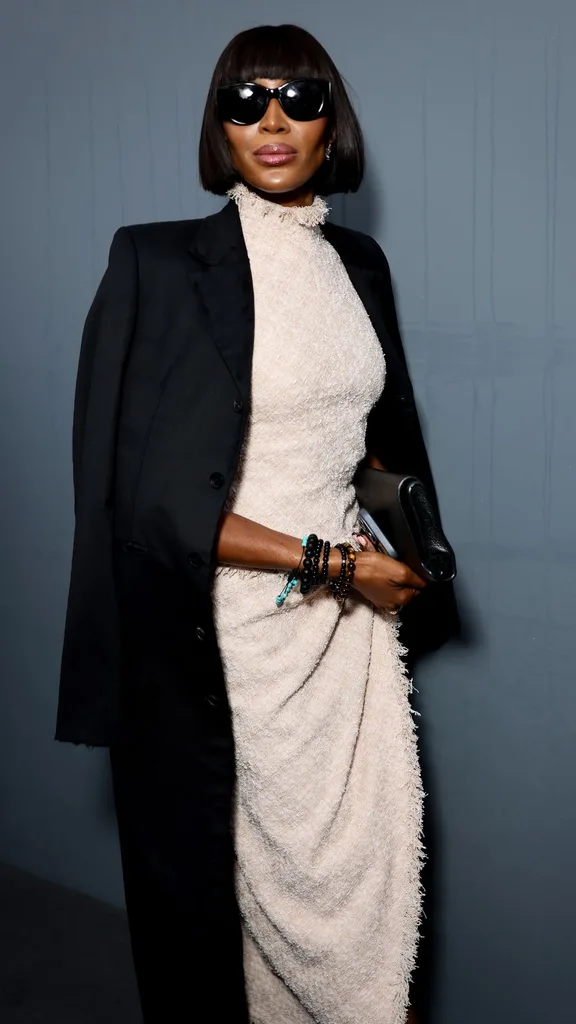 Naomi Campbell attends the Balenciaga Paris Womenswear Spring-Summer 2025 show as part of Paris Fashion Week on September 30, 2024 in Paris, France.
