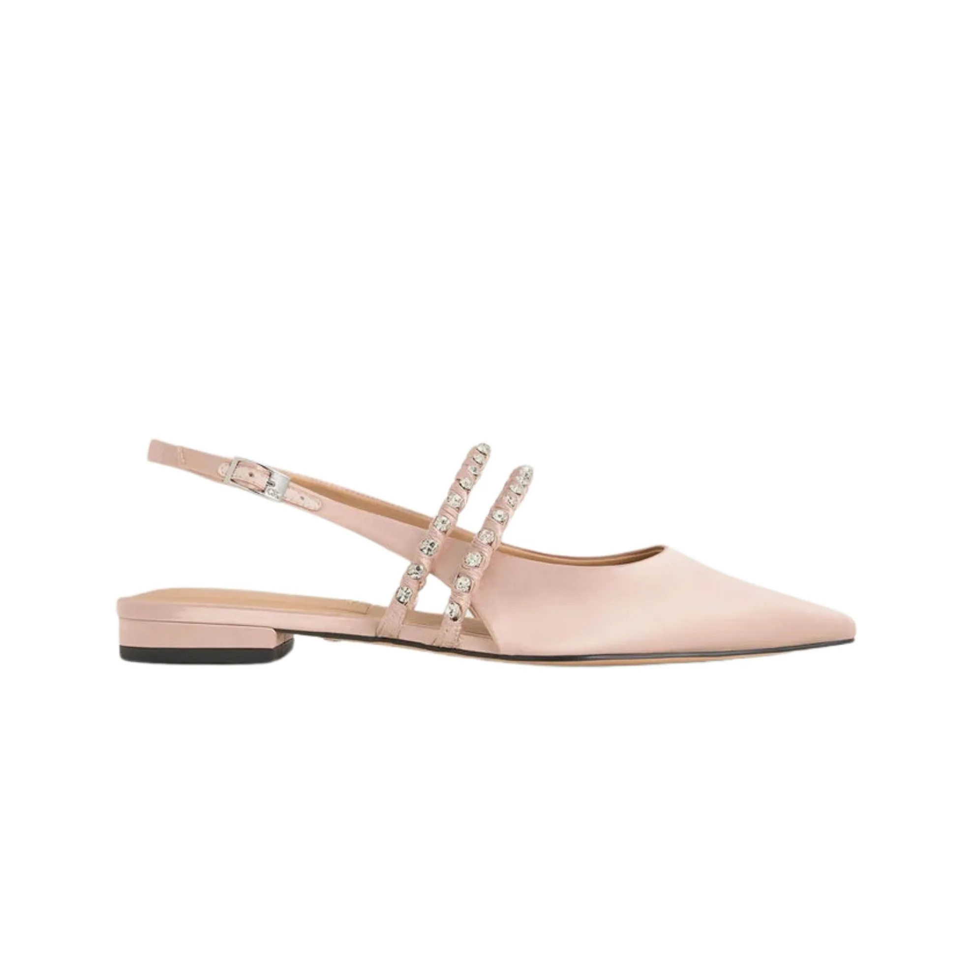 Charles & Keith Gem Encrusted Mary Jane Flats 