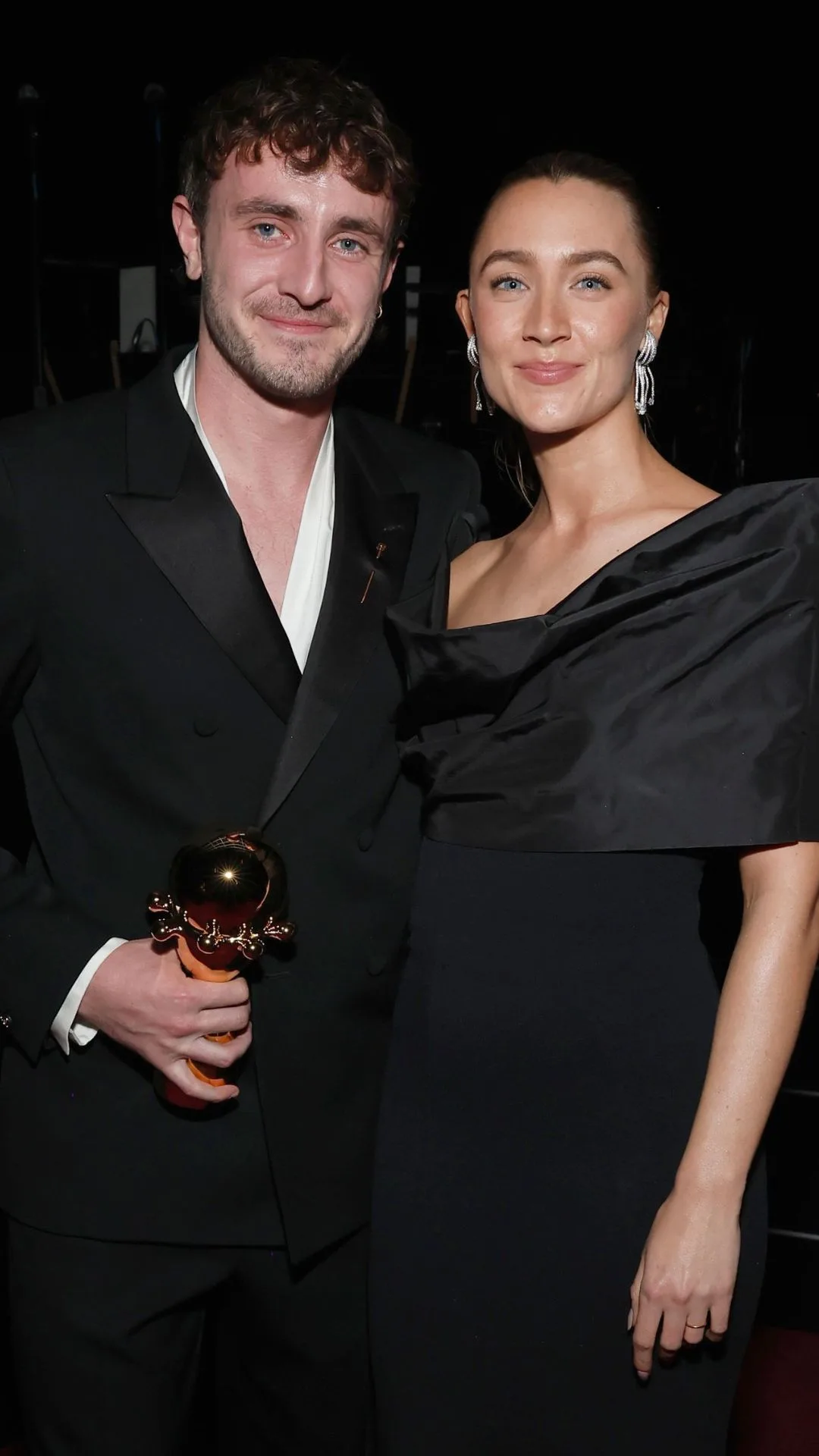 Paul Mescal and Saoirse Ronan attend the Academy Museum of Motion Pictures 4th Annual Gala in Partnership with Rolex at Academy Museum of Motion Pictures on October 19, 2024 in Los Angeles, California.