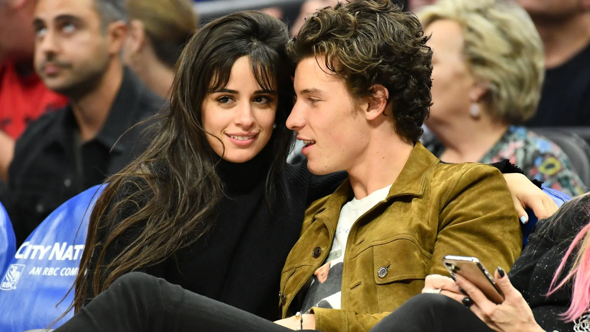 Shawn Mendes in 2019 with then girlfriend Camila Cabello 