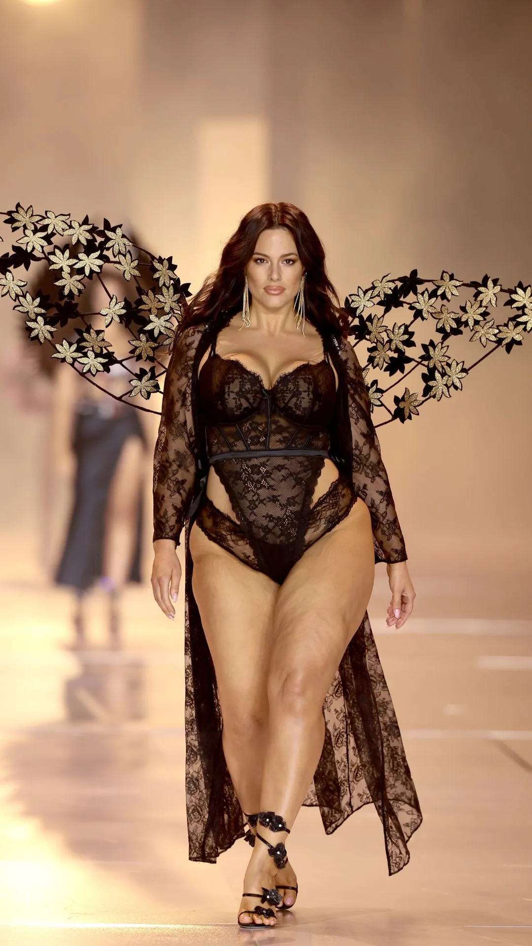 Ashley Graham walks the runway for the Victoria's Secret Fashion Show 2024 on October 15, 2024 in New York City.