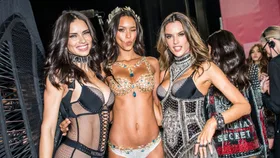 "THE VICTORIA'S SECRET FASHION SHOW" IN SHANGHAI, CHINA FOR THE FIRST TIME, at the Mercedes-Benz Arena, Broadcasting TUESDAY, NOV. 28, ON CBS. Pictured L to R: Adriana Lima, Lais Hosk, and Alessandra Ambrosia.