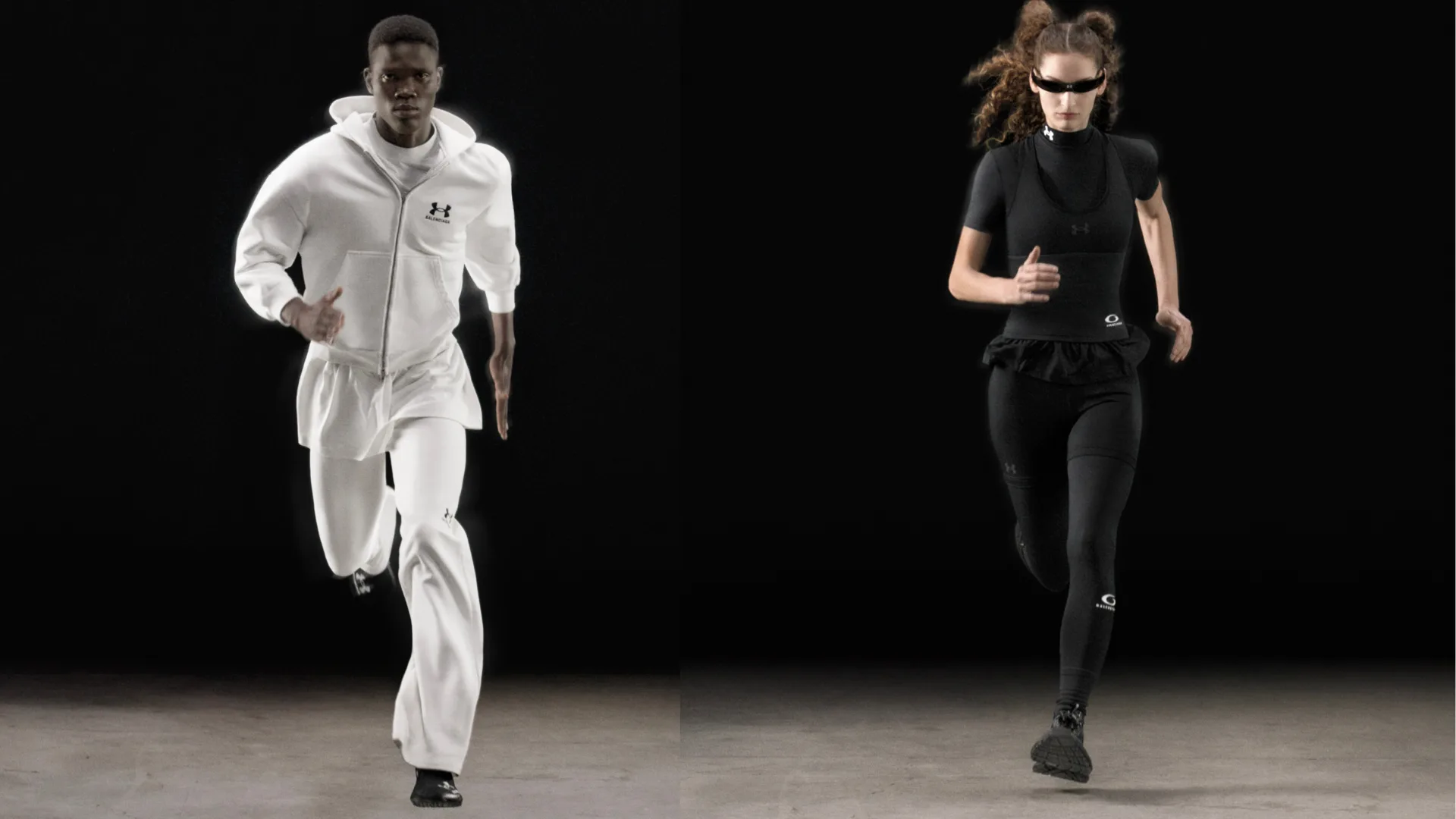 Balenciaga x Under Armour athletic collection.