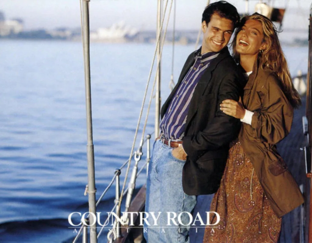 A country road campaign from the 1980s