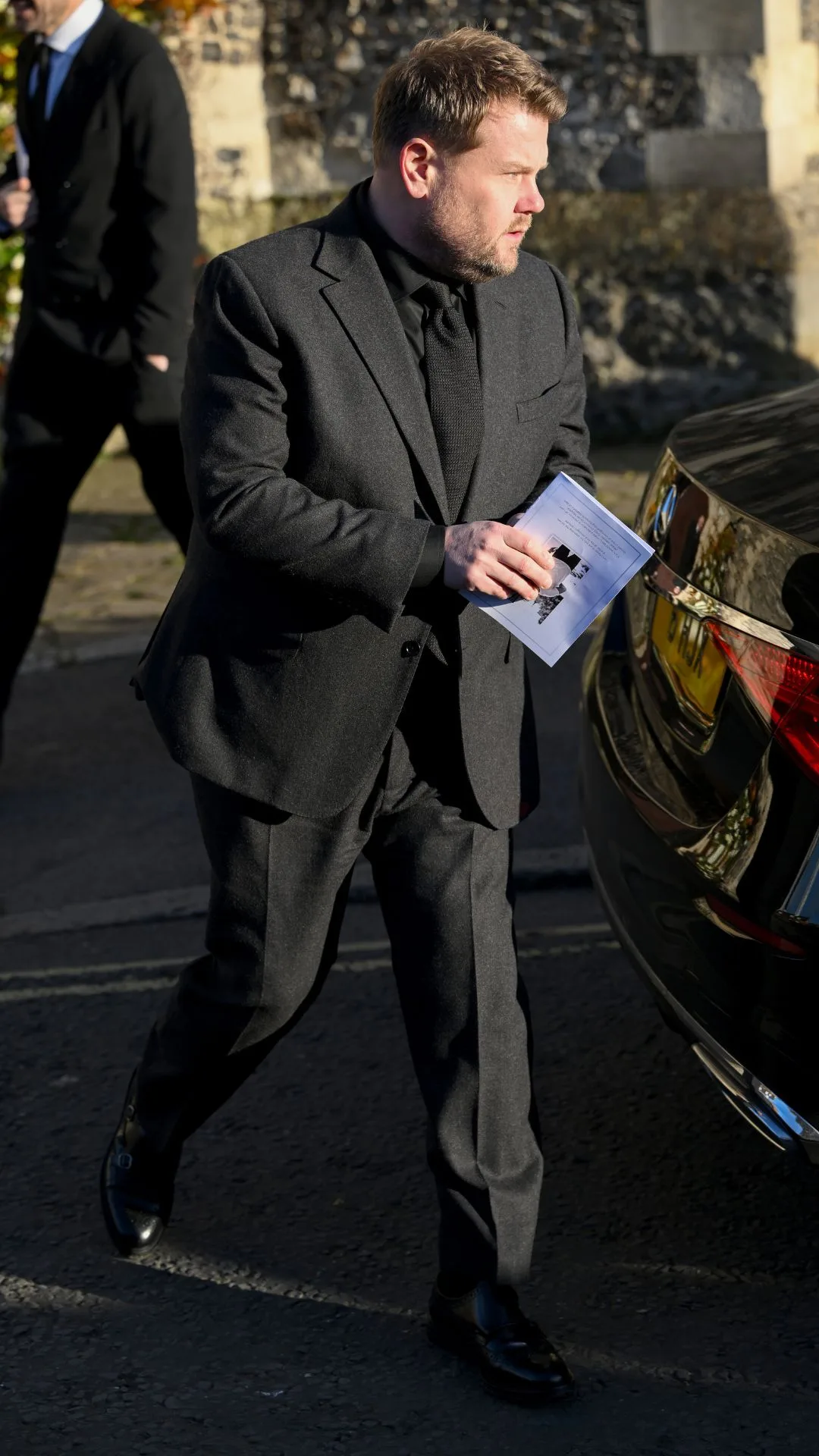 james corden at liam payne's funeral