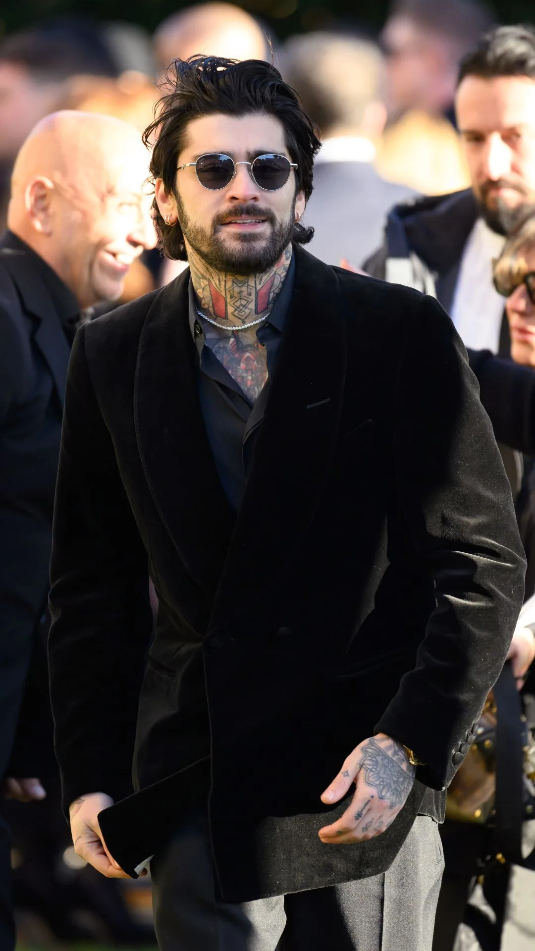 zayn malik at liam payne funeral