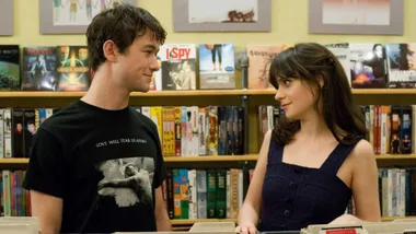 Zooey Deschanel and Joseph Gordon Levitt in the movie 100 Days of Summer