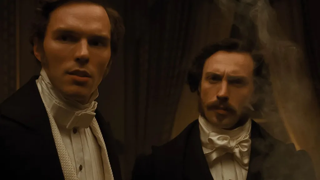 Aaron Taylor Johnson and Nicholas Hault in Nosferatu
