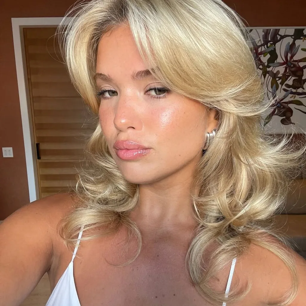Matilda Djerf posing on Instagram