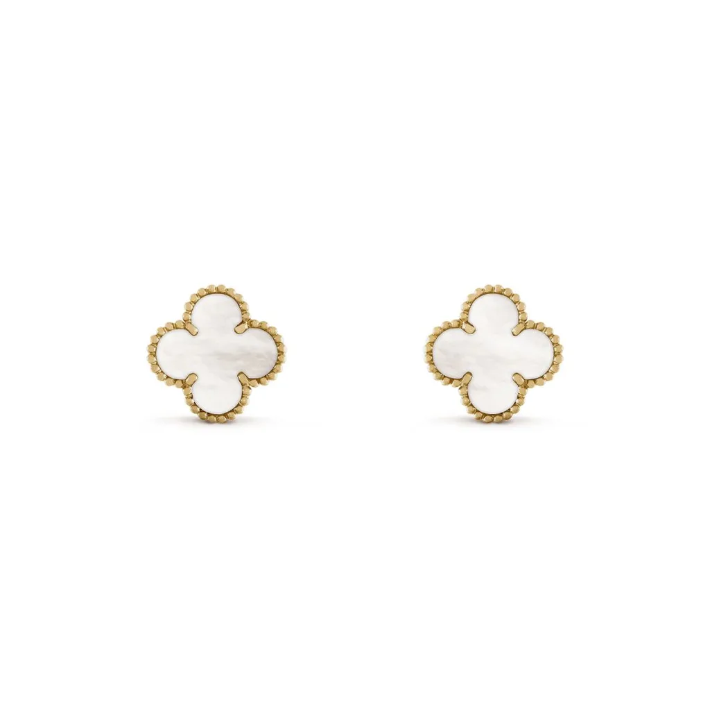 Vintage Alhambra earrings from Van Cleef & Arpels