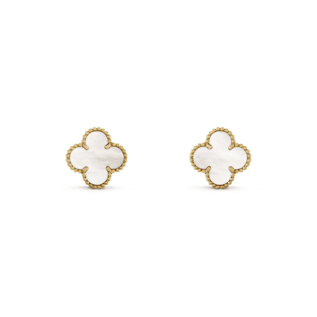 Vintage Alhambra earrings from Van Cleef & Arpels 