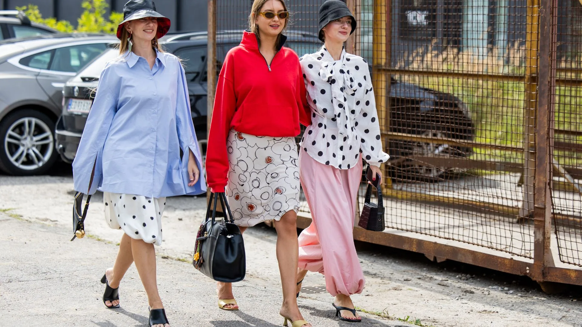 Attendees at Copenhagen fashion week 