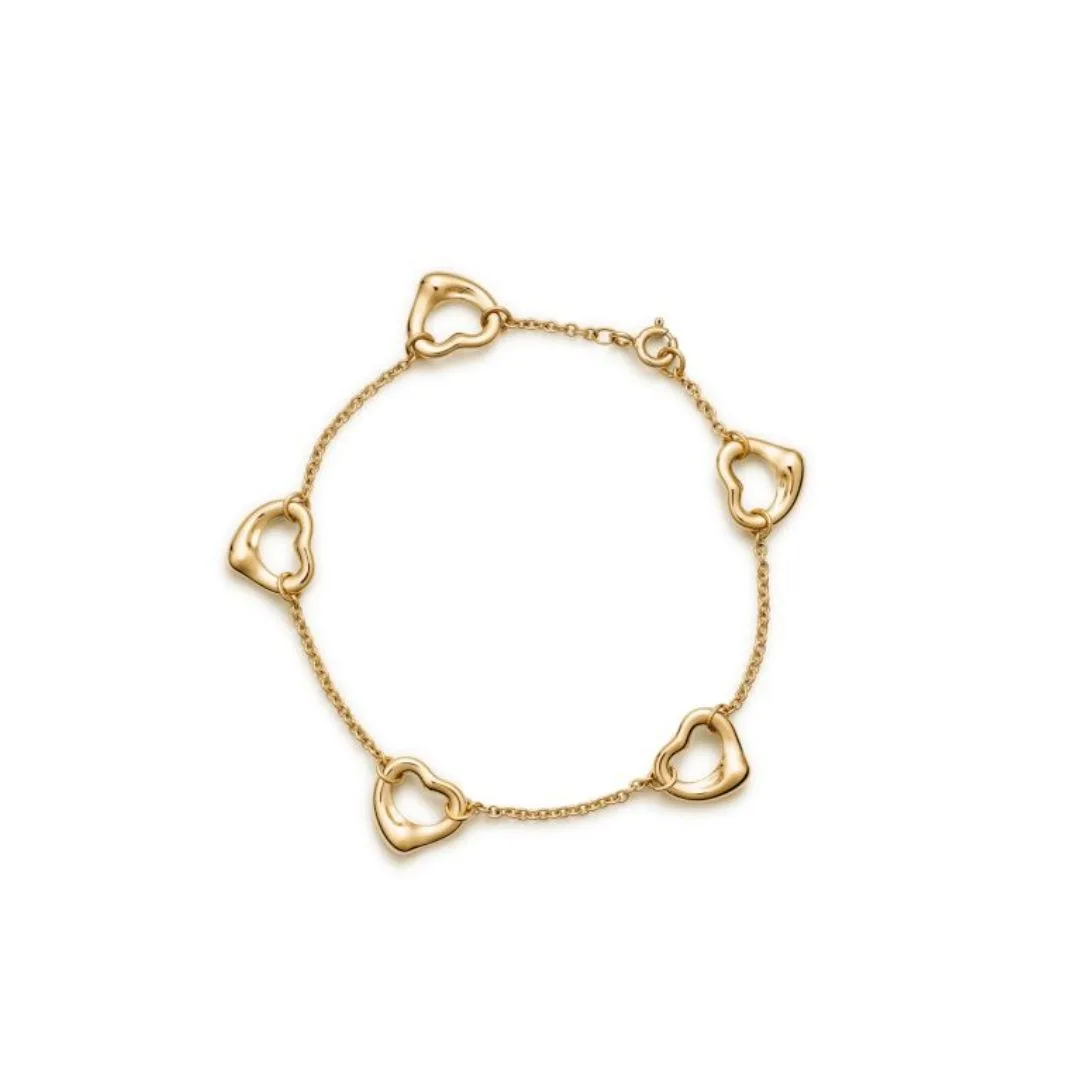 Tiffany & Co. Open Heart Bracelet 