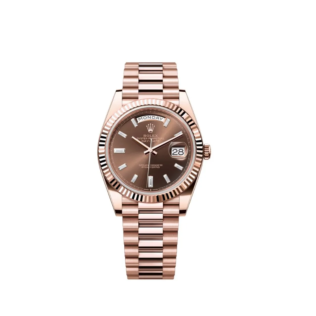 Rolex, Rose Gold Day-Date 40