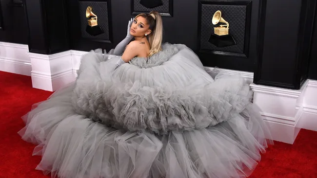 Ariana Grande at the Grammys in 2020